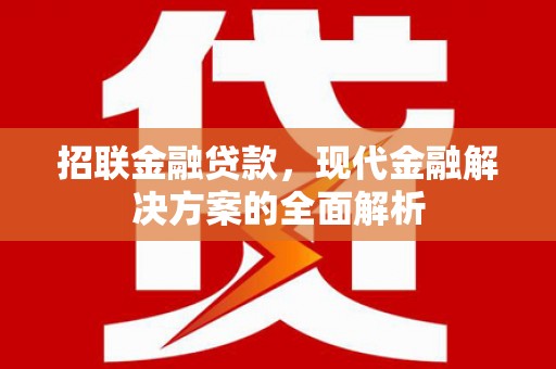 云南招联金融贷款，现代金融解决方案的全面解析