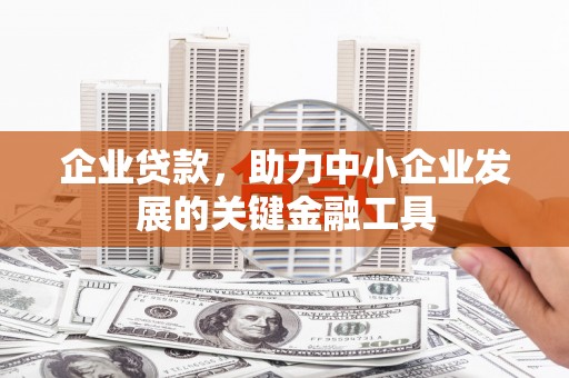 云南企业贷款，助力中小企业发展的关键金融工具