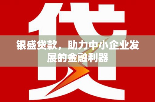 云南银盛贷款，助力中小企业发展的金融利器