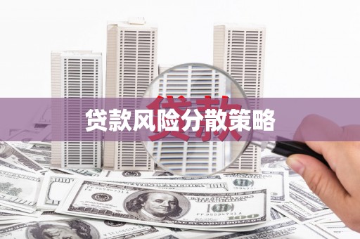 云南贷款风险分散策略