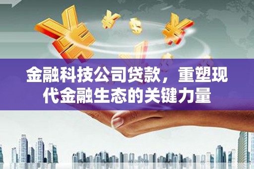 云南金融科技公司贷款，重塑现代金融生态的关键力量