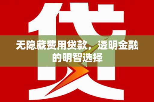 云南无隐藏费用贷款，透明金融的明智选择