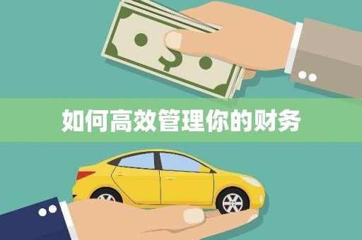云南如何高效管理你的财务